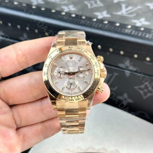 롤렉스 데이토나 로즈골드 금통 선더스트 바게트 다이아 40mm
