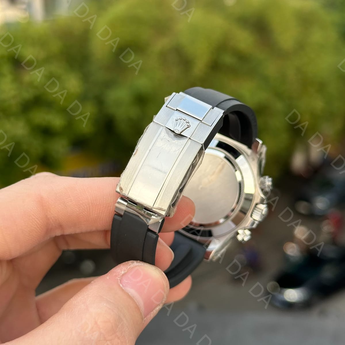 롤렉스 데이토나 화이트골드 자개판 8P 러버밴드 40mm 8