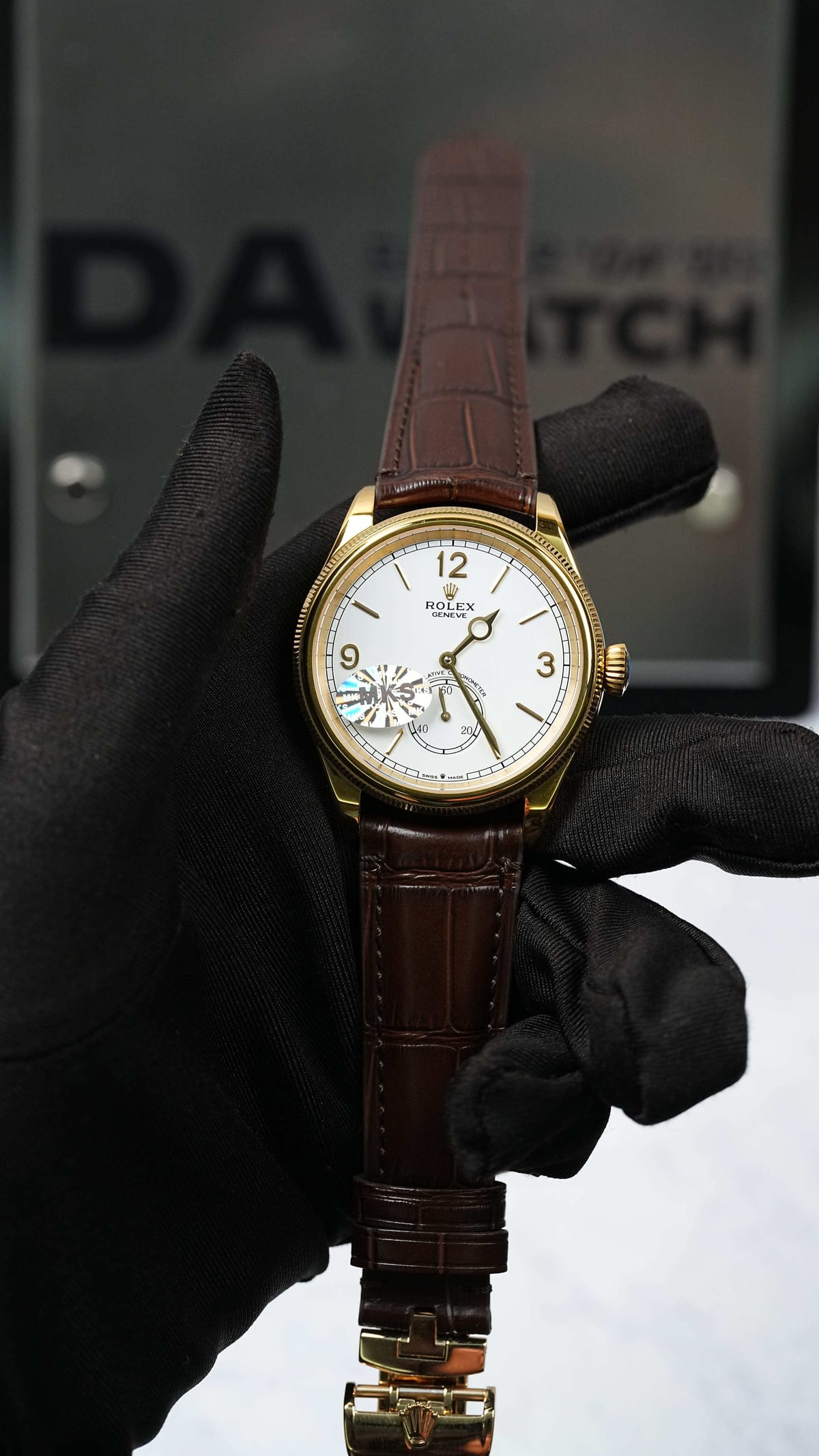 롤렉스 퍼페츄얼 1908 옐로우골드 흰판 39mm 3