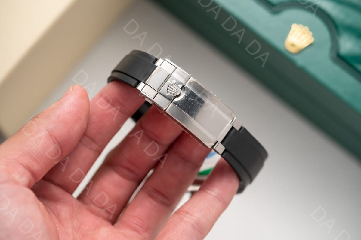 롤렉스 데이토나 화이트골드 검판 8P 러버밴드 40mm 8