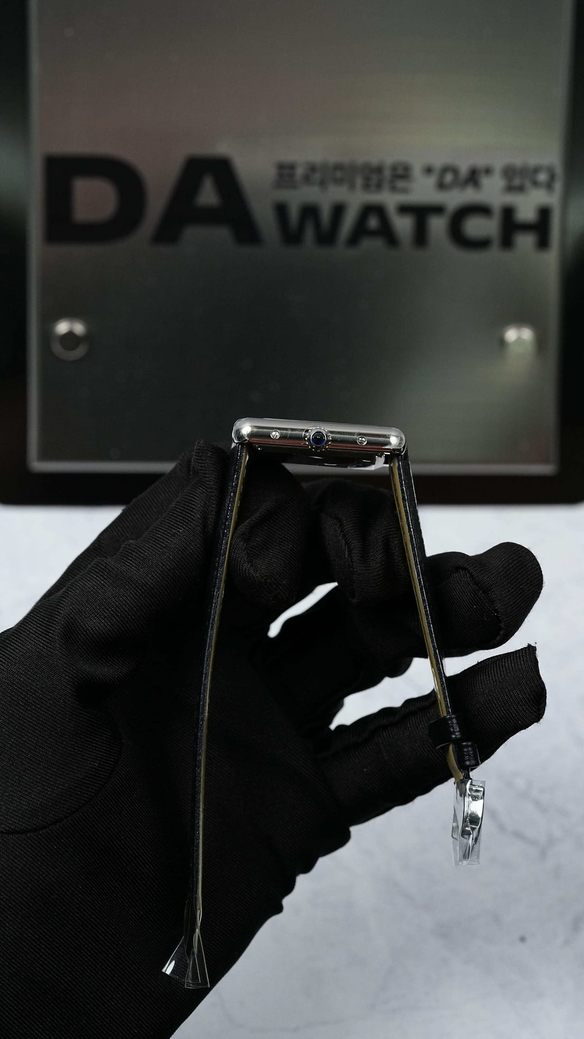 까르띠에 탱크 머스트 가죽 스트랩 라지 33.7mm x 25.5mm 6