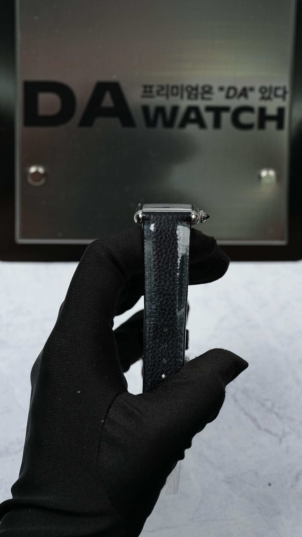 까르띠에 탱크 머스트 가죽 스트랩 라지 33.7mm x 25.5mm 7