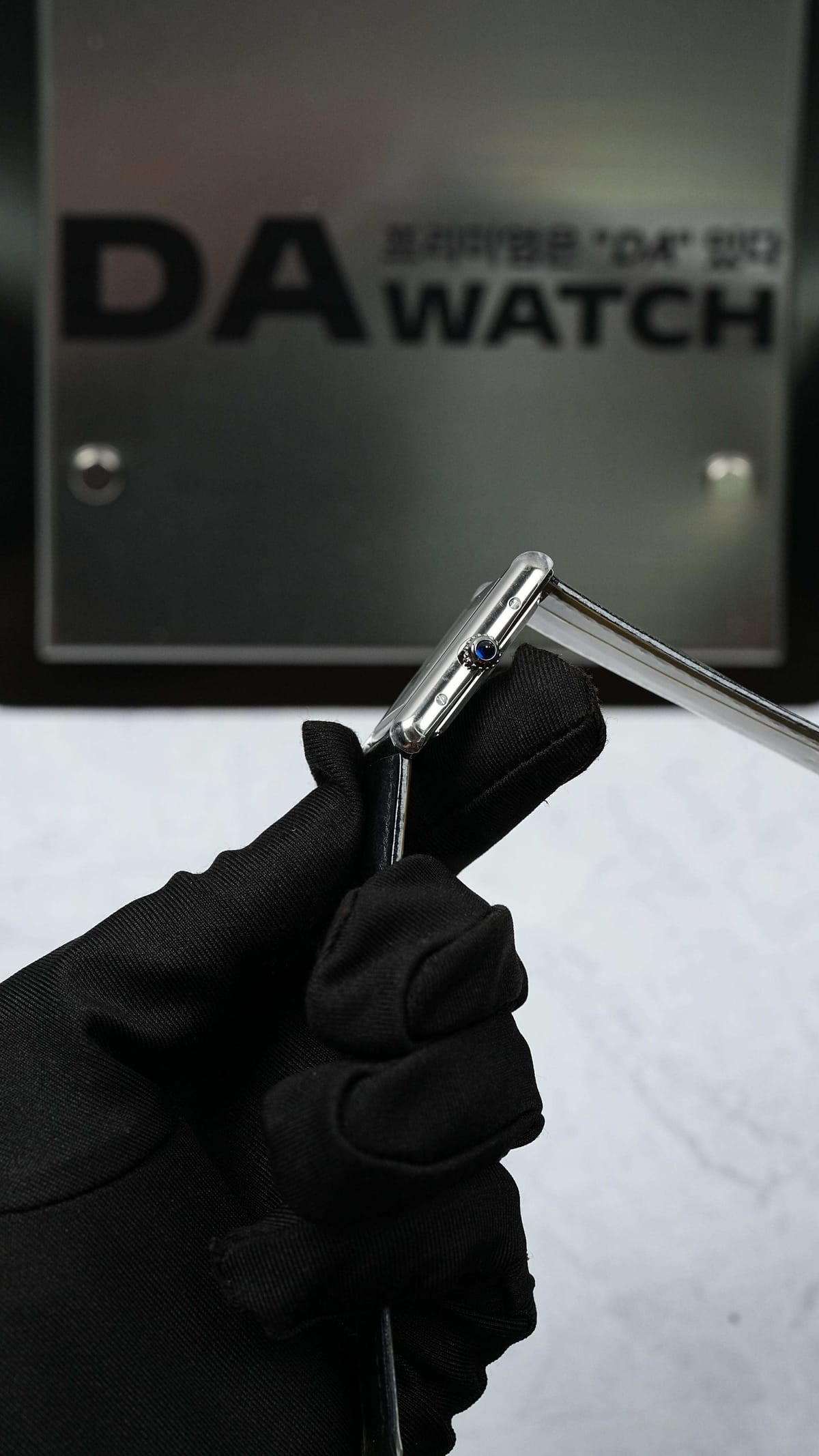 까르띠에 탱크 머스트 가죽 스트랩 라지 33.7mm x 25.5mm 16