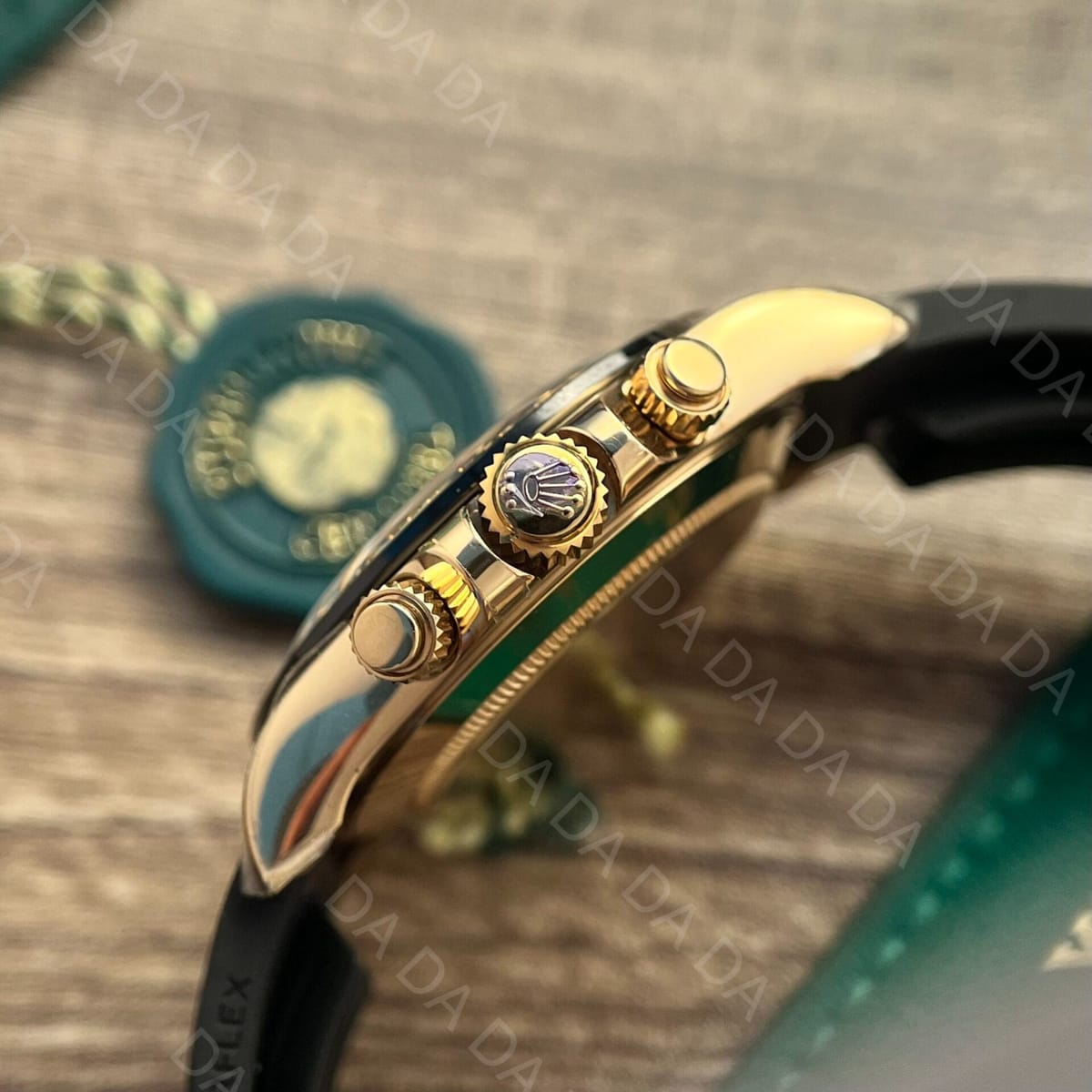 롤렉스 데이토나 옐로우골드 금통 흰판 러버밴드 40mm 8