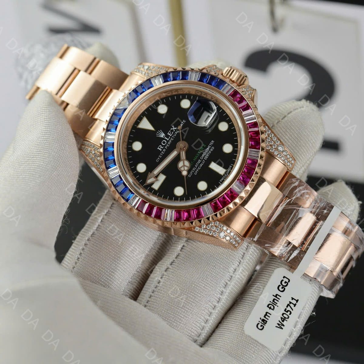 롤렉스 GMT마스터2 펩시 다이아 금통 오이스터 40mm 4