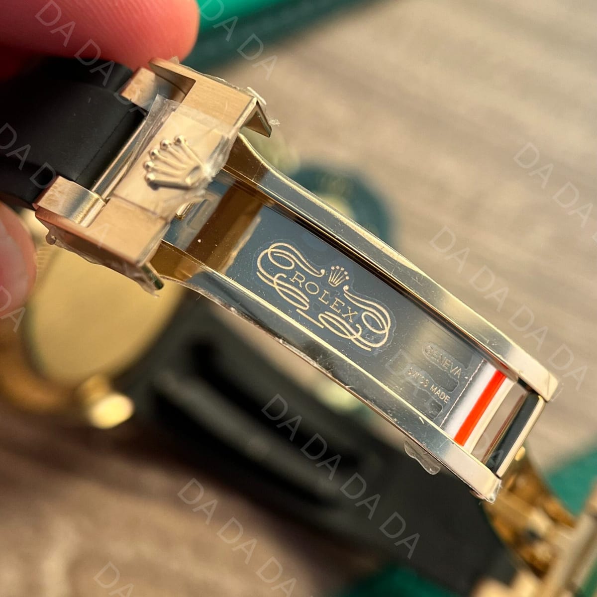 롤렉스 데이토나 옐로우골드 금통 샴페인 러버밴드 40mm 9