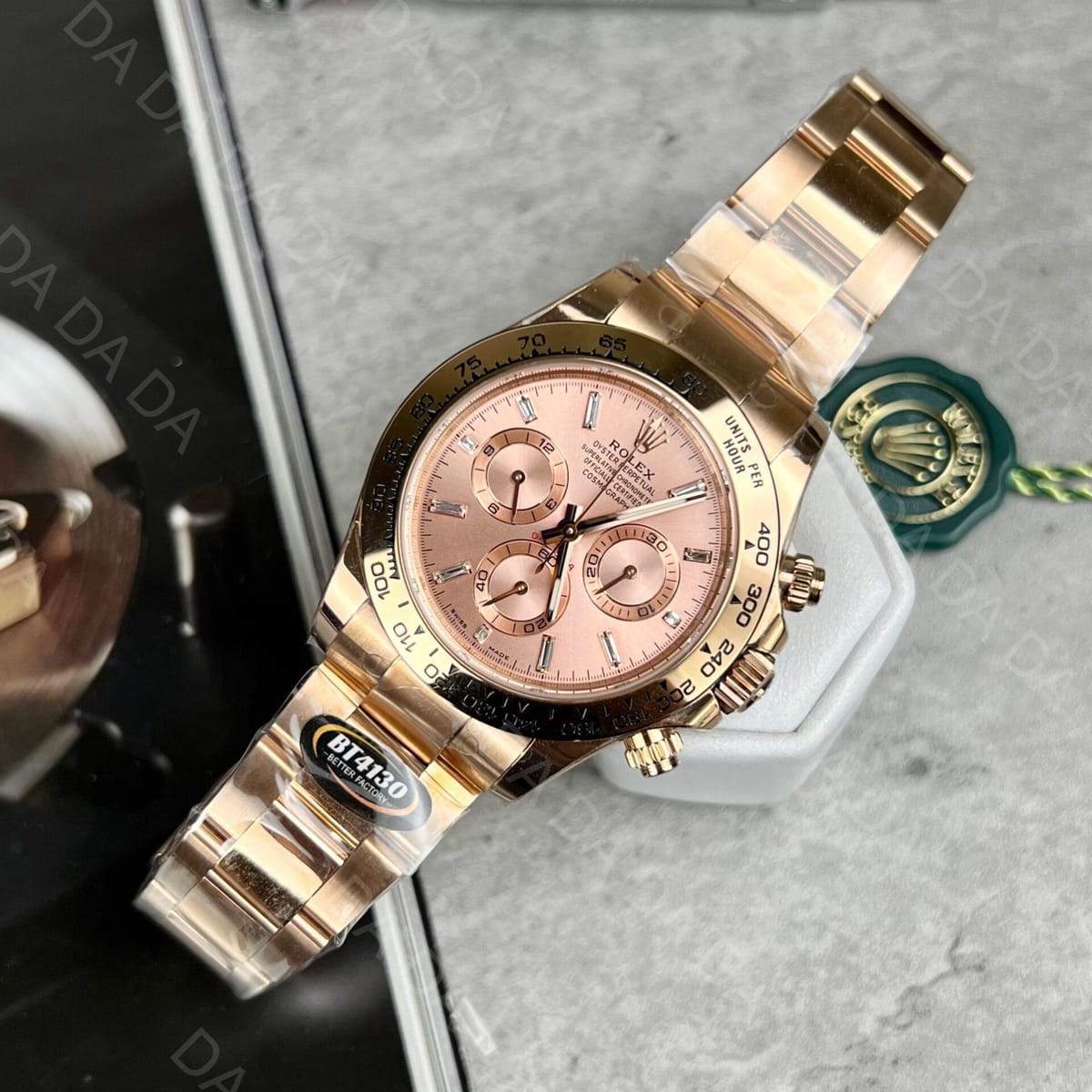 롤렉스 데이토나 로즈골드 금통 핑크다이얼 40mm 4