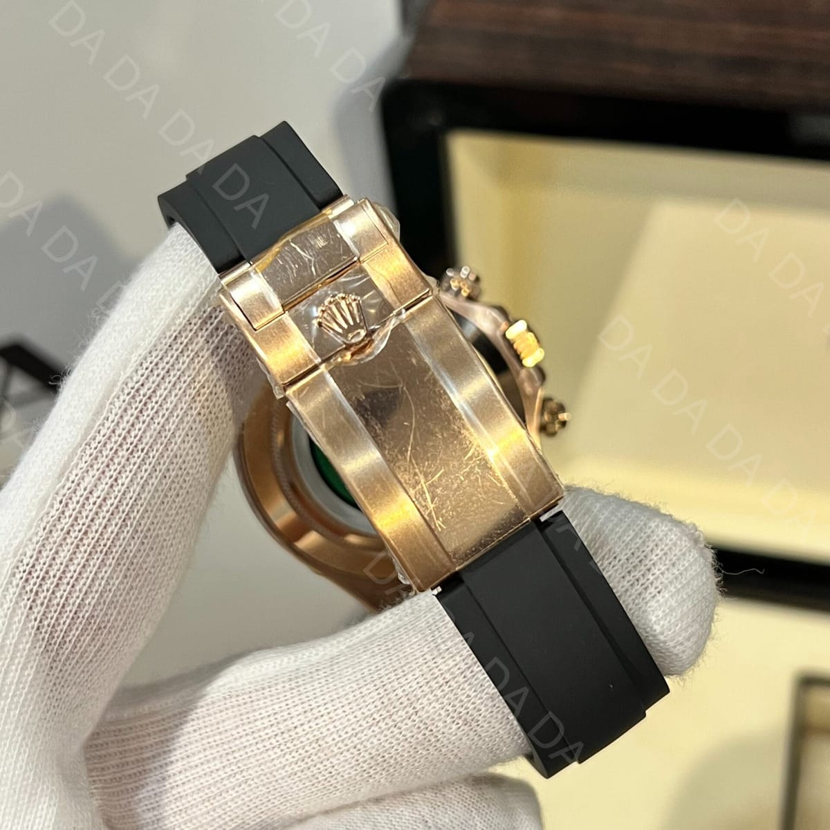 롤렉스 데이토나 로즈골드 금통 흰판 러버밴드 40mm 7