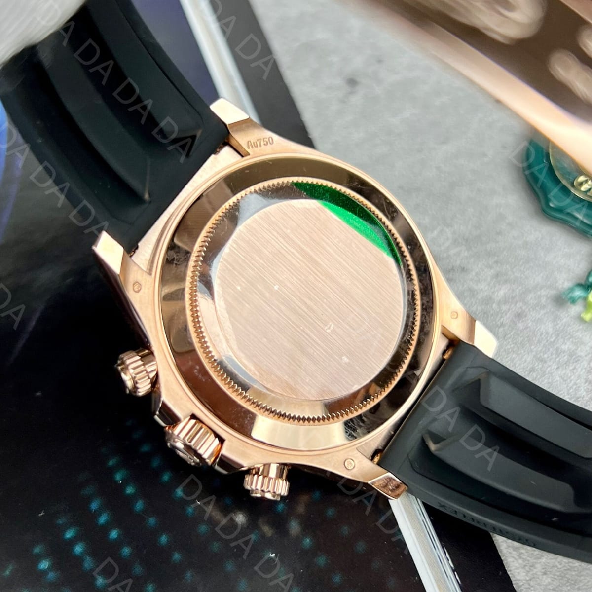 롤렉스 데이토나 로즈골드 초코판 숫자 다이얼 러버밴드 40mm 8