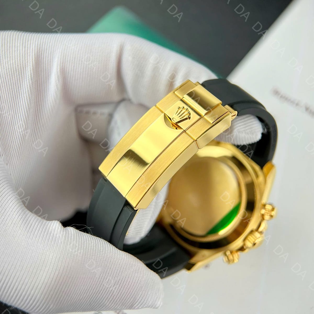 롤렉스 데이토나 옐로우골드 금통 샴페인 다이얼 러버밴드 40mm 9