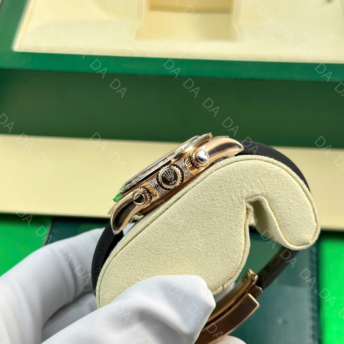 롤렉스 데이토나 로즈골드 금통 선더스트 다이아베젤 러버밴드 40mm 10
