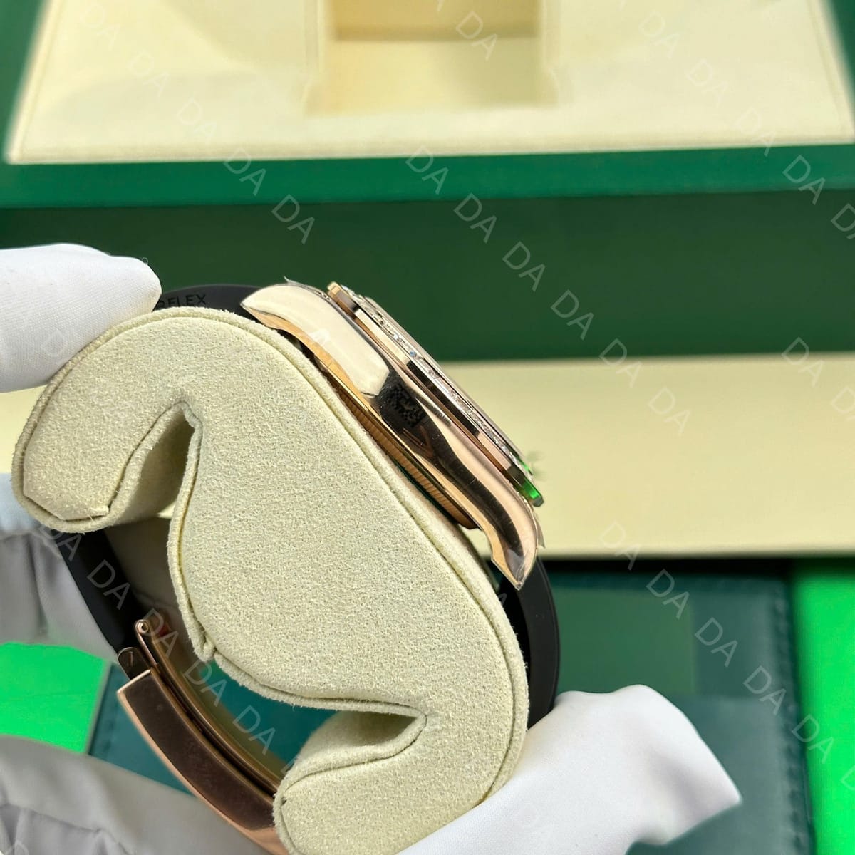 롤렉스 데이토나 로즈골드 금통 선더스트 다이아베젤 러버밴드 40mm 11