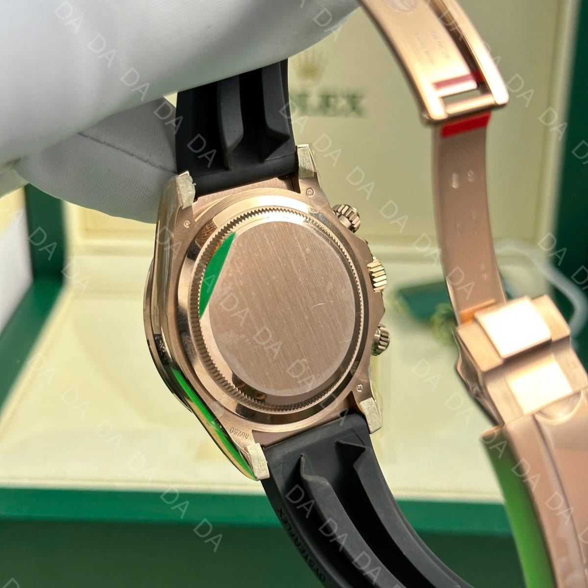 롤렉스 데이토나 로즈골드 금통 선더스트 다이아베젤 러버밴드 40mm 12
