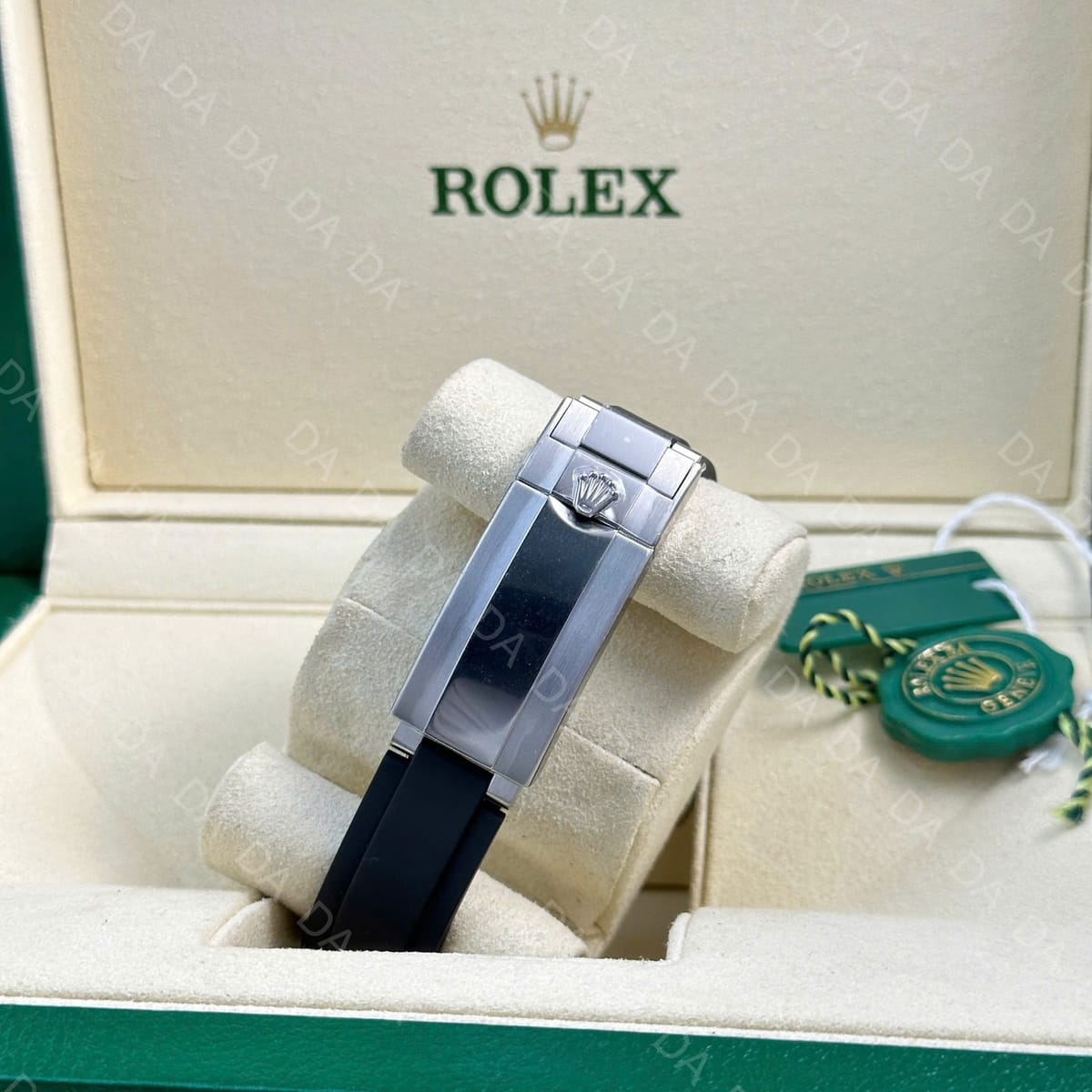 롤렉스 데이토나 화이트골드 그레이판 다이아베젤 러버밴드 40mm 11
