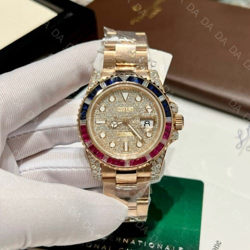 롤렉스 GMT마스터2 펩시 풀파베 금통 오이스터 40mm
