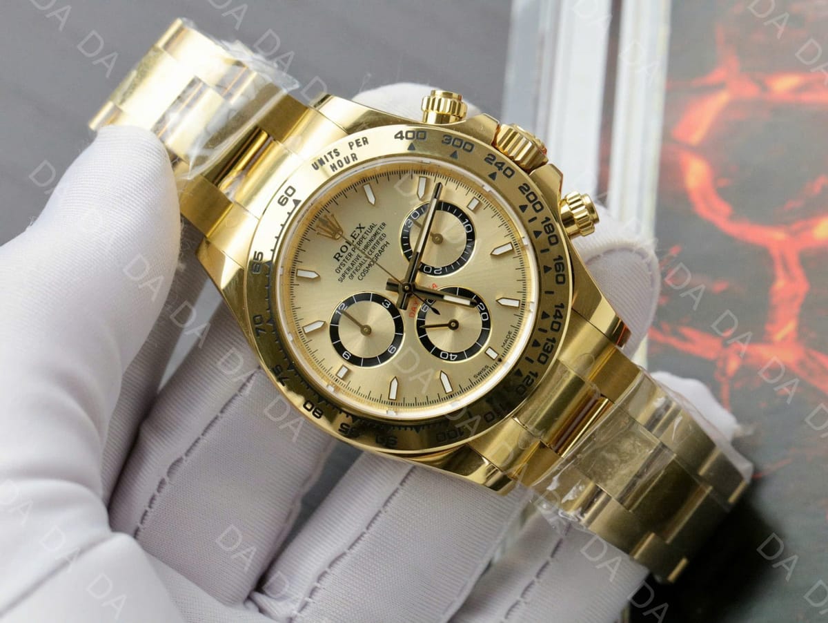 롤렉스 데이토나 옐로우골드 금통 샴페인다이얼 40mm 3