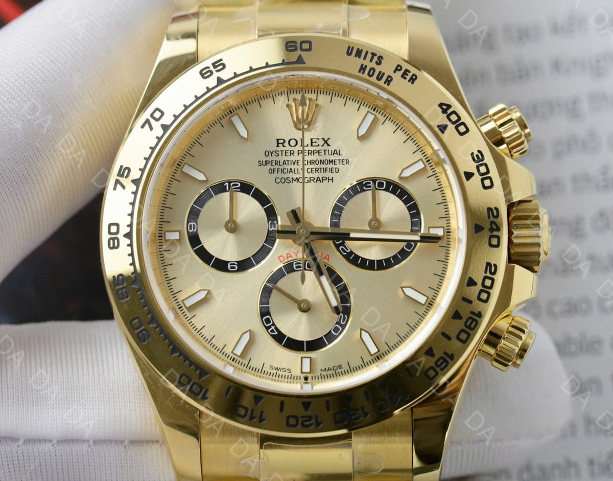 롤렉스 데이토나 옐로우골드 금통 샴페인다이얼 40mm 5