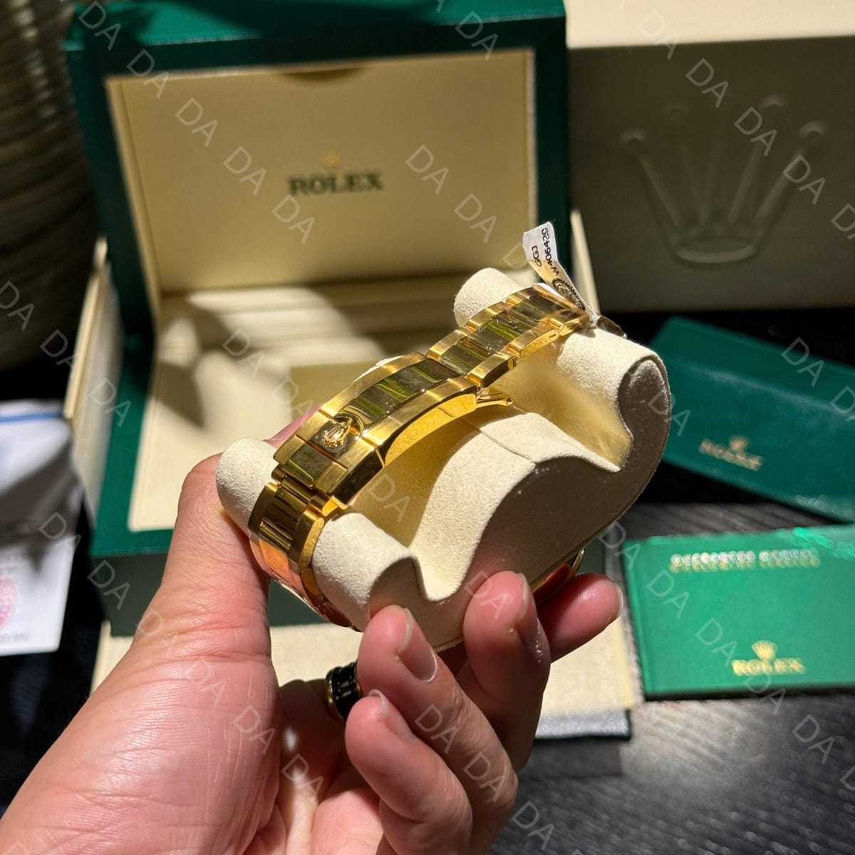 롤렉스 데이토나 옐로우골드 금통 레인보우 풀파베 40mm 10