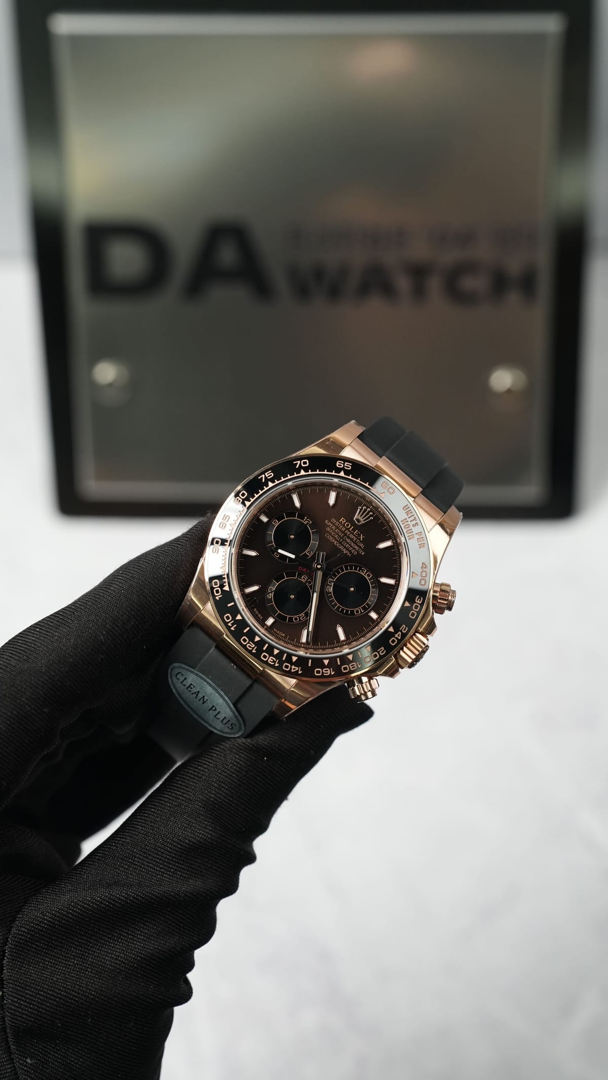롤렉스 데이토나 로즈골드 금통 초코판 러버밴드 40mm 6