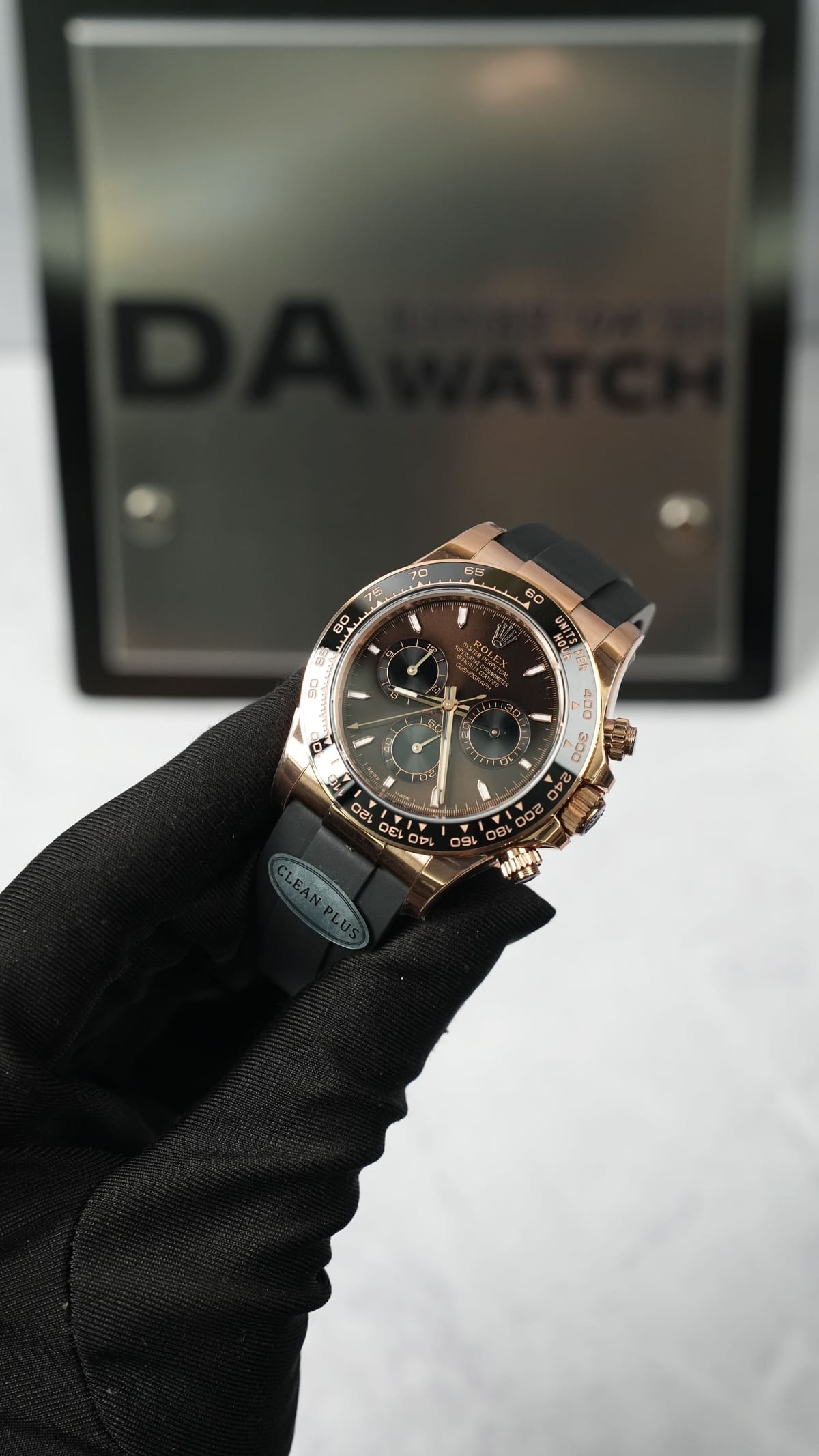 롤렉스 데이토나 로즈골드 금통 초코판 러버밴드 40mm 7