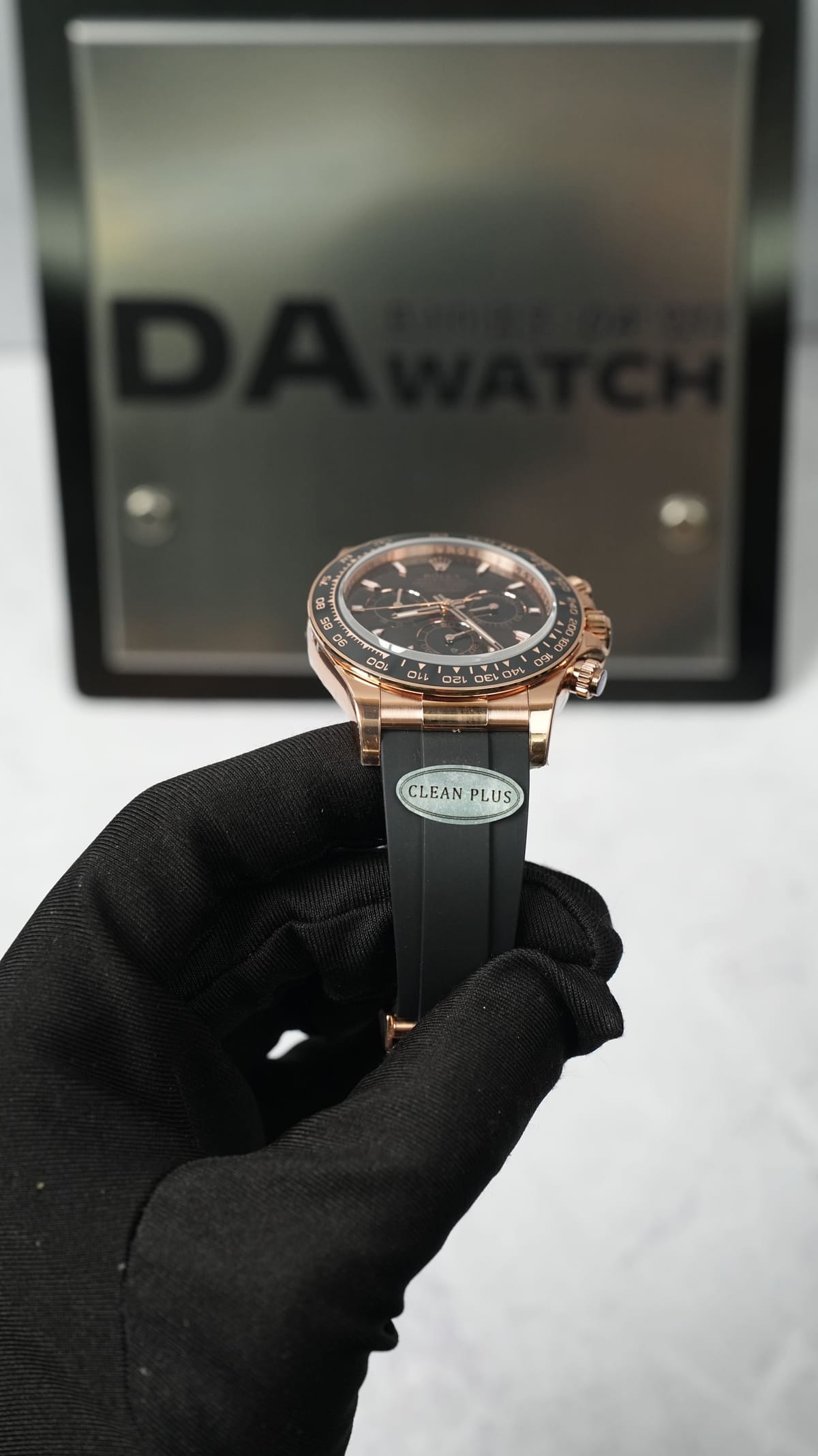 롤렉스 데이토나 로즈골드 금통 초코판 러버밴드 40mm 9