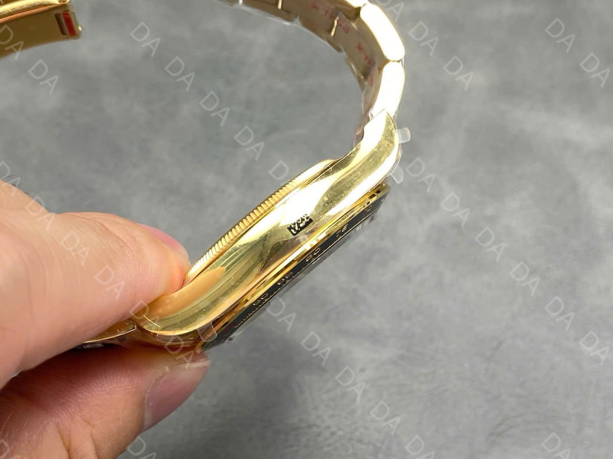 롤렉스 데이토나 옐로우골드 금통 검판 화이트 시스루백 40mm 7