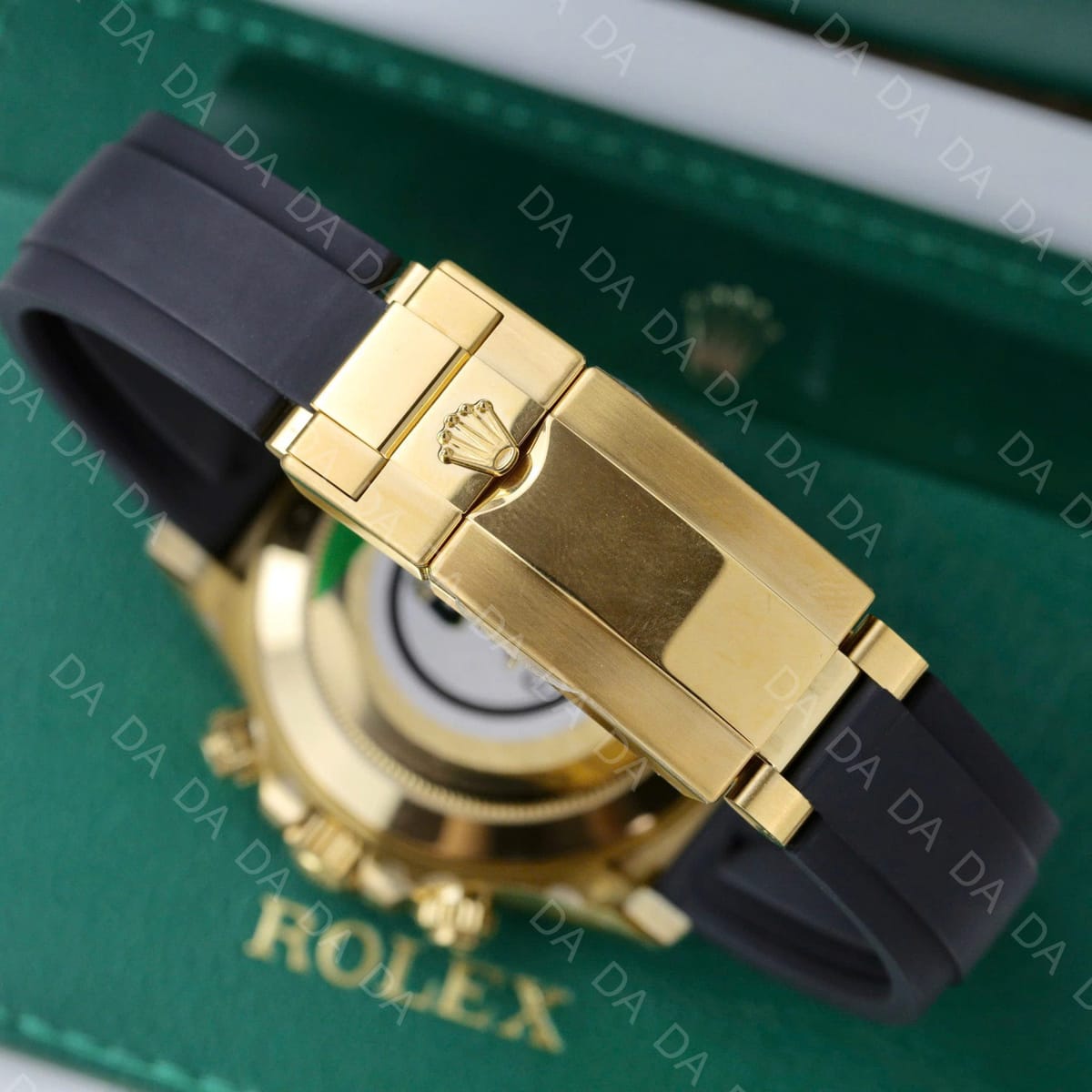 롤렉스 데이토나 옐로우골드 금통 아라빅 흰판 러버밴드 40mm 10