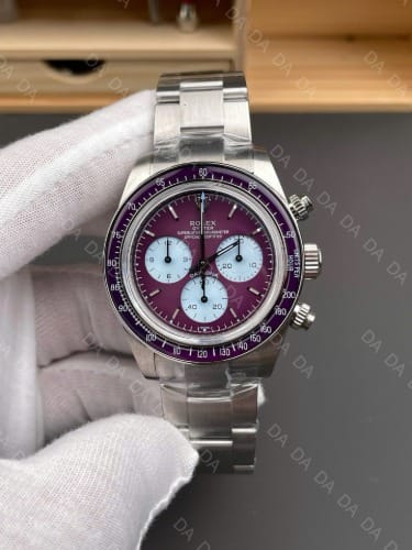 롤렉스 데이토나 화이트골드 버건디 다이얼 40mm