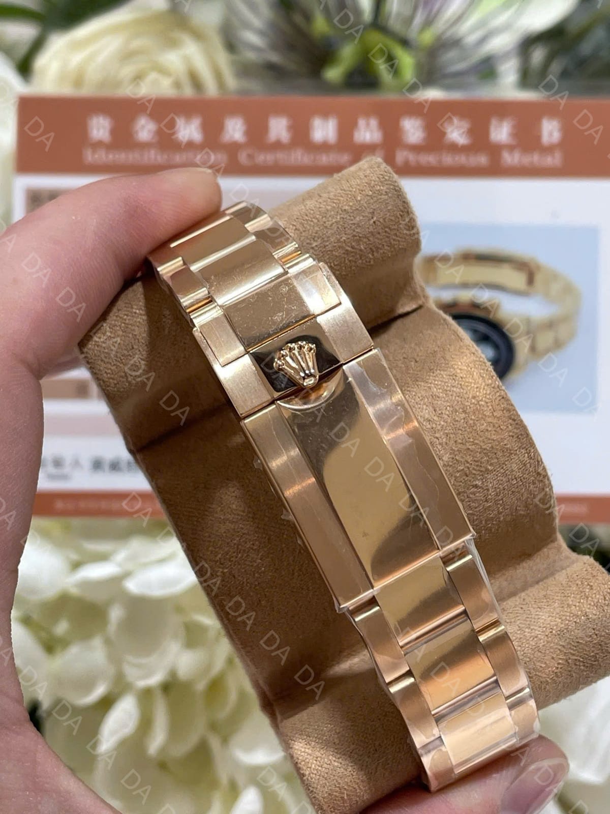 롤렉스 데이토나 로즈골드 금통 검판 시스루백 40mm 9