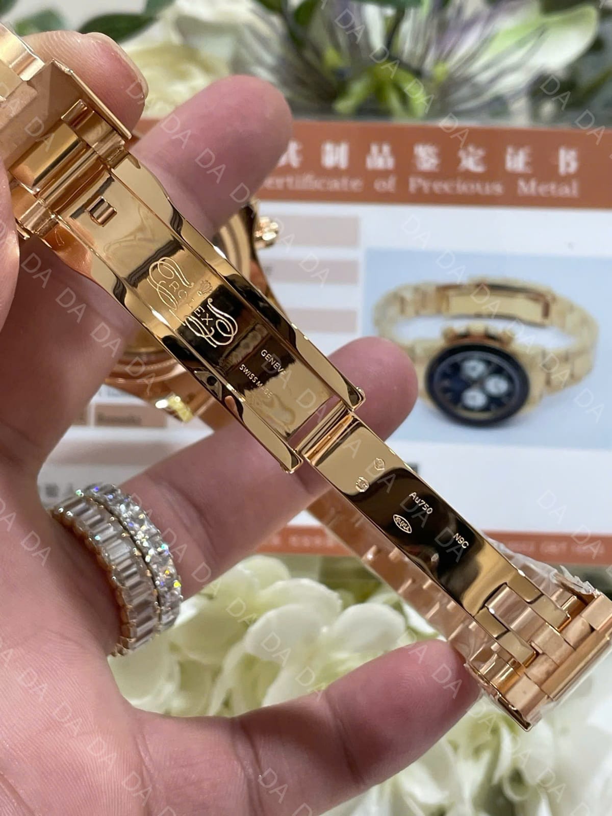 롤렉스 데이토나 로즈골드 금통 검판 시스루백 40mm 10