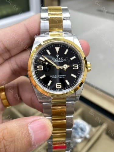 롤렉스 익스플로러 콤비 검판 36mm
