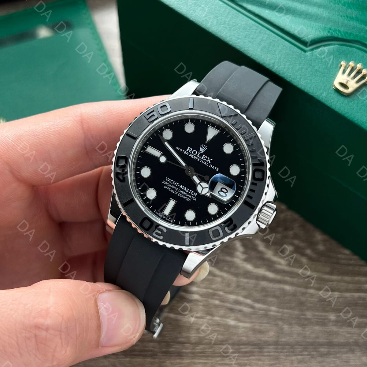 롤렉스 요트마스터1 화이트골드 블랙 러버밴드 40mm 3