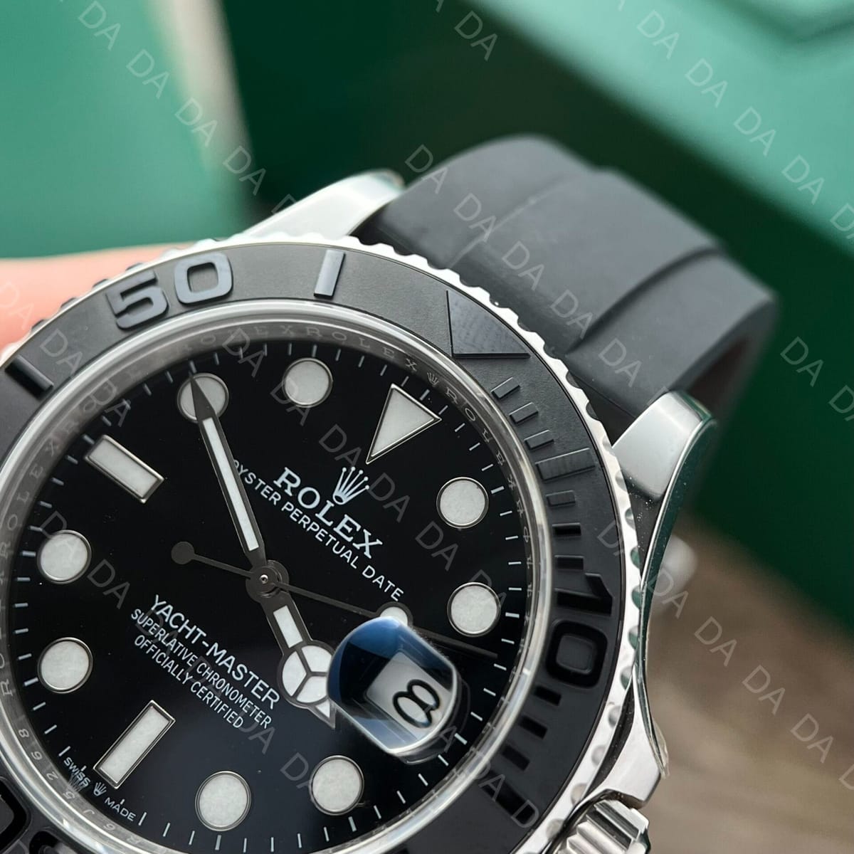 롤렉스 요트마스터1 화이트골드 블랙 러버밴드 40mm 5
