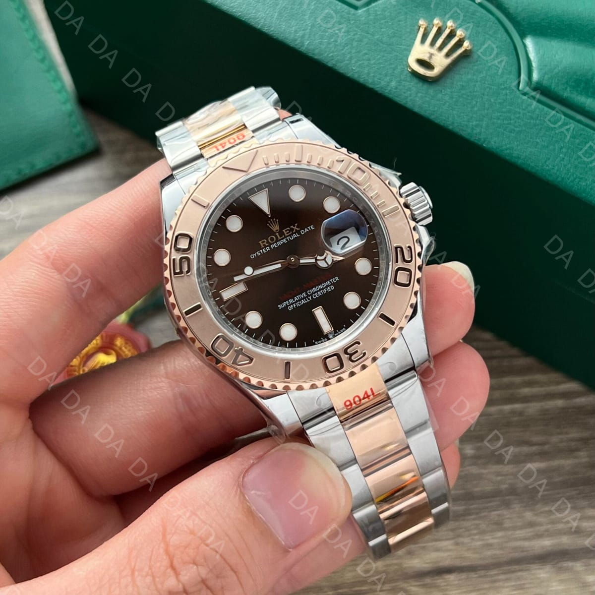 롤렉스 요트마스터1 로즈골드 콤비 초코판 40mm 3