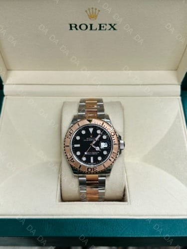 롤렉스 요트마스터1 로즈골드 콤비 검판 40mm