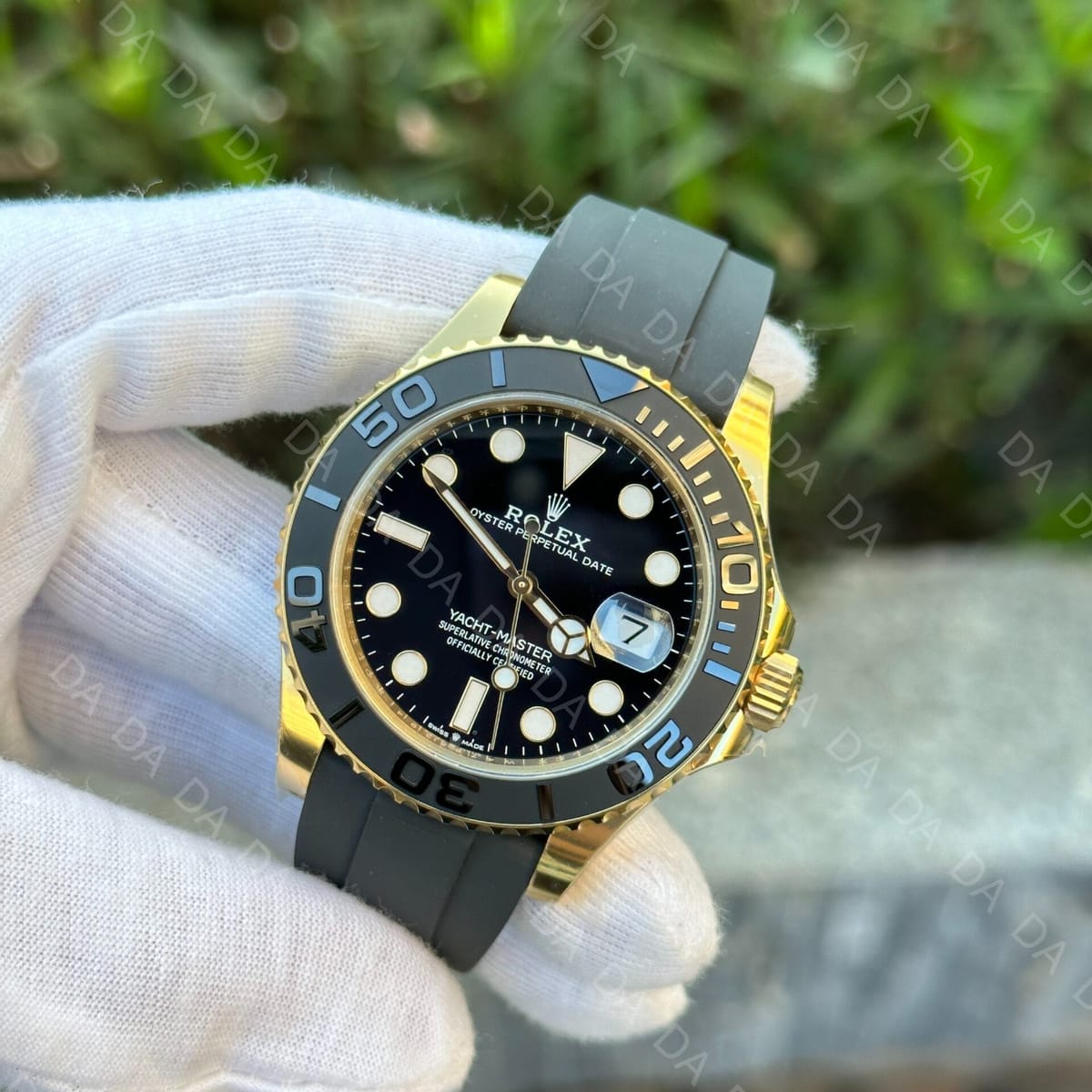 롤렉스 요트마스터1 옐로우골드 금통 검판 러버밴드 42mm 4