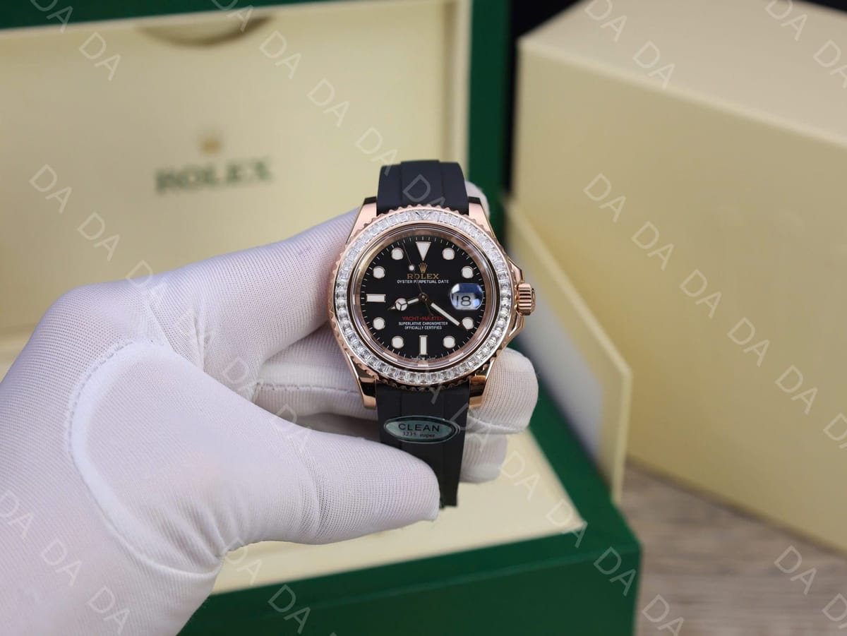 롤렉스 요트마스터1 로즈골드 금통 검판 다이아베젤 40mm 3