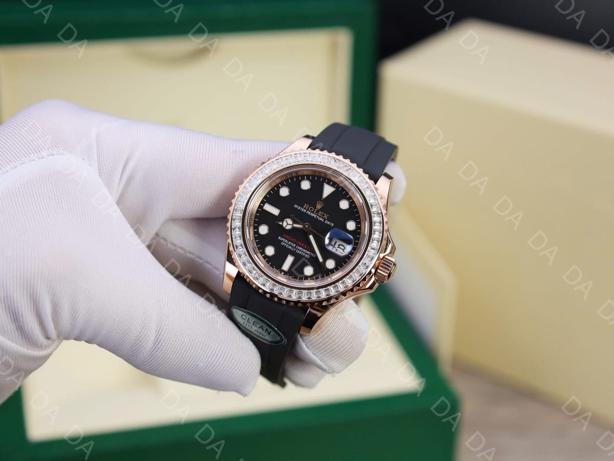 롤렉스 요트마스터1 로즈골드 금통 검판 다이아베젤 40mm 6