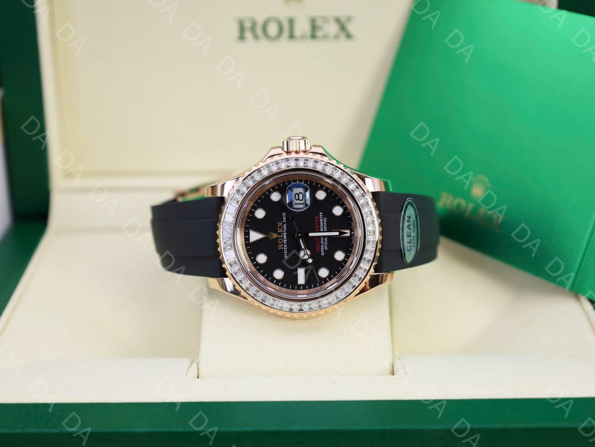롤렉스 요트마스터1 로즈골드 금통 검판 다이아베젤 40mm 7
