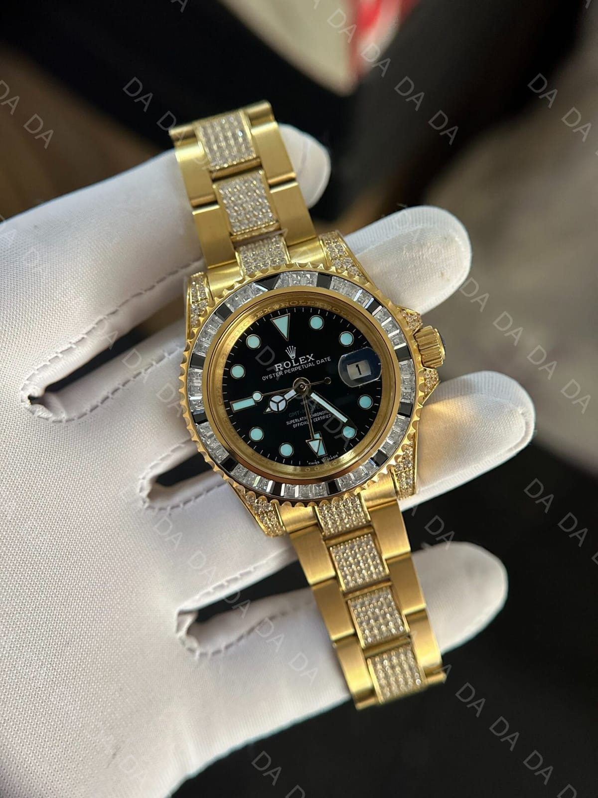 롤렉스 GMT마스터2 금통 검판 다이아 40mm 3