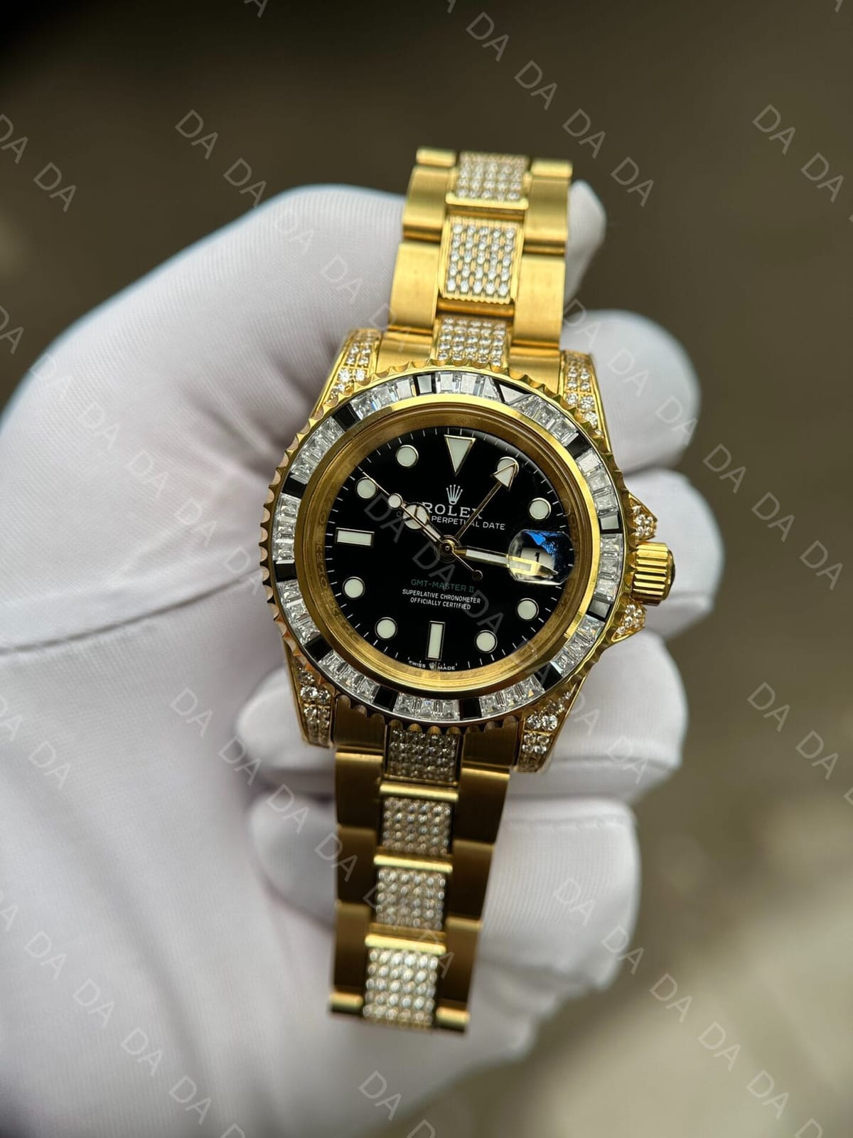 롤렉스 GMT마스터2 금통 검판 다이아 40mm 4