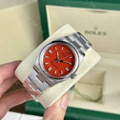 롤렉스 오이스터 퍼페츄얼 레드 36mm