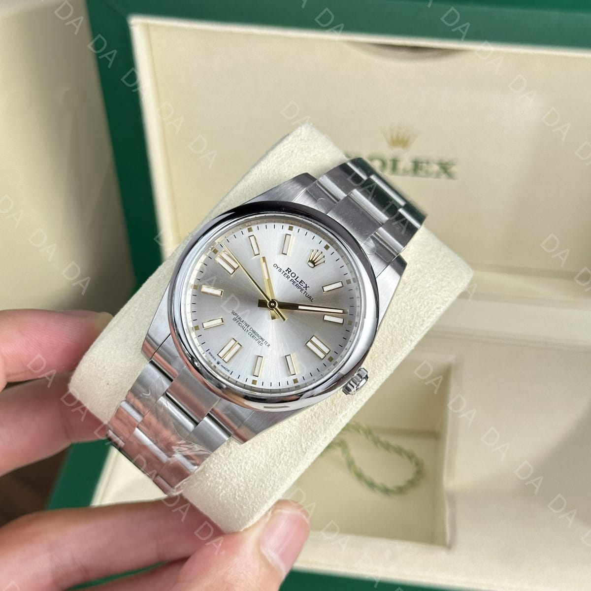 롤렉스 오이스터 퍼페츄얼 실버 41mm 3