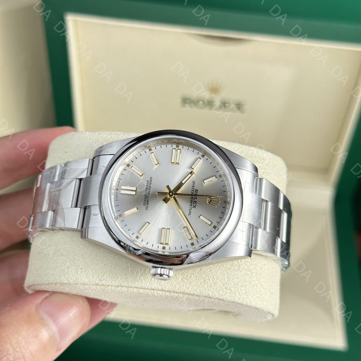 롤렉스 오이스터 퍼페츄얼 실버 41mm 4