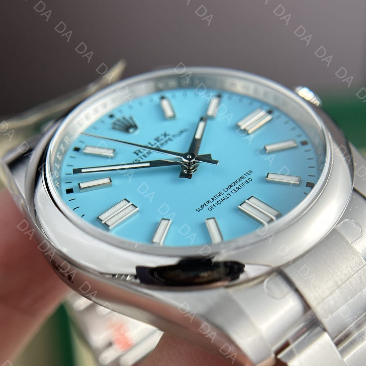 롤렉스 오이스터 퍼페츄얼 더콰이즈 블루 41mm 4