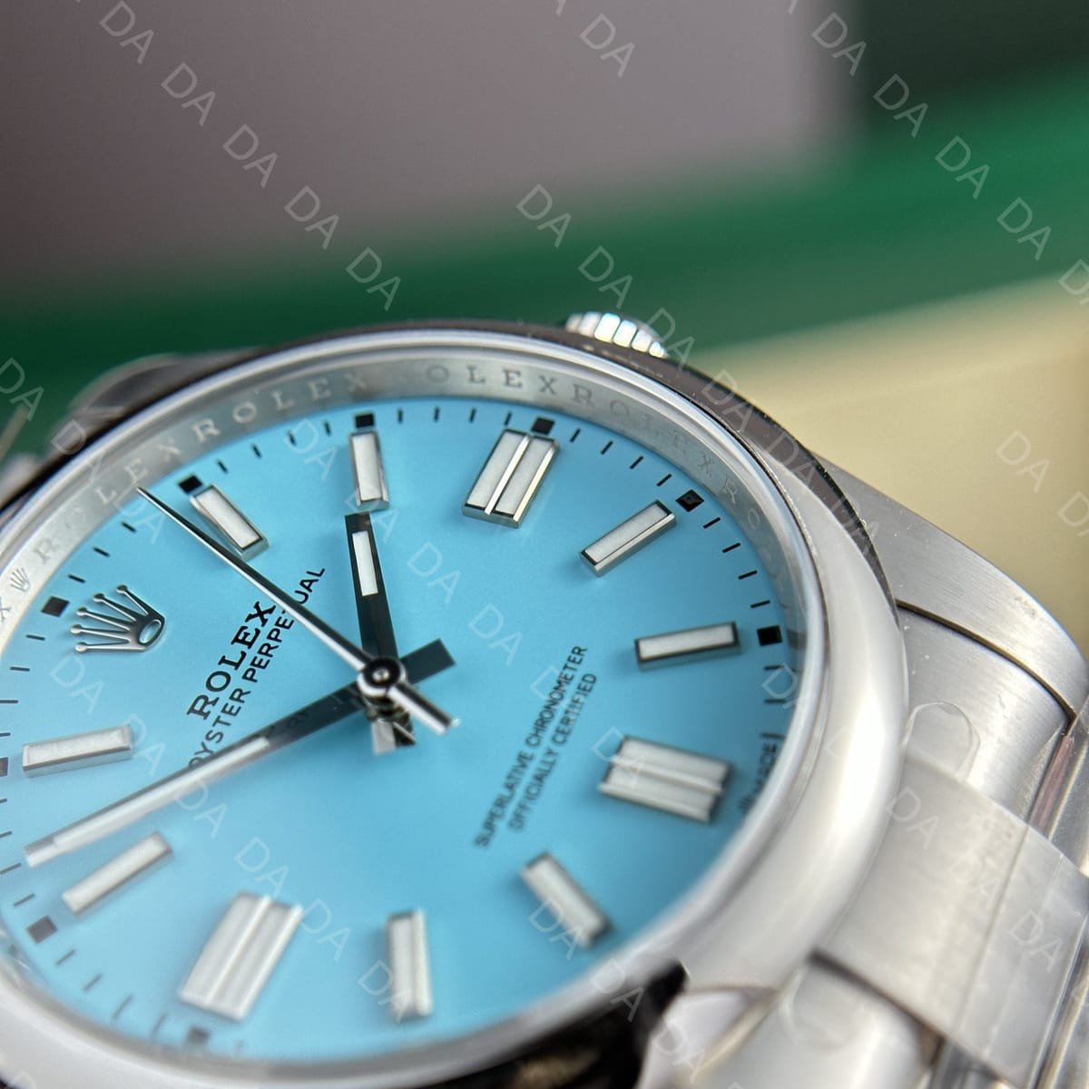 롤렉스 오이스터 퍼페츄얼 더콰이즈 블루 41mm 5