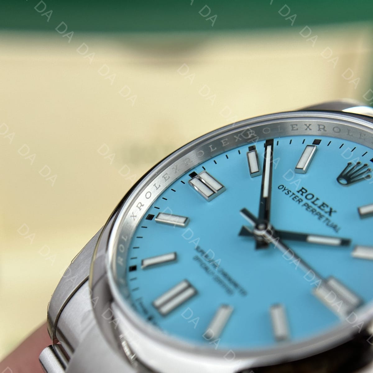 롤렉스 오이스터 퍼페츄얼 더콰이즈 블루 41mm 6