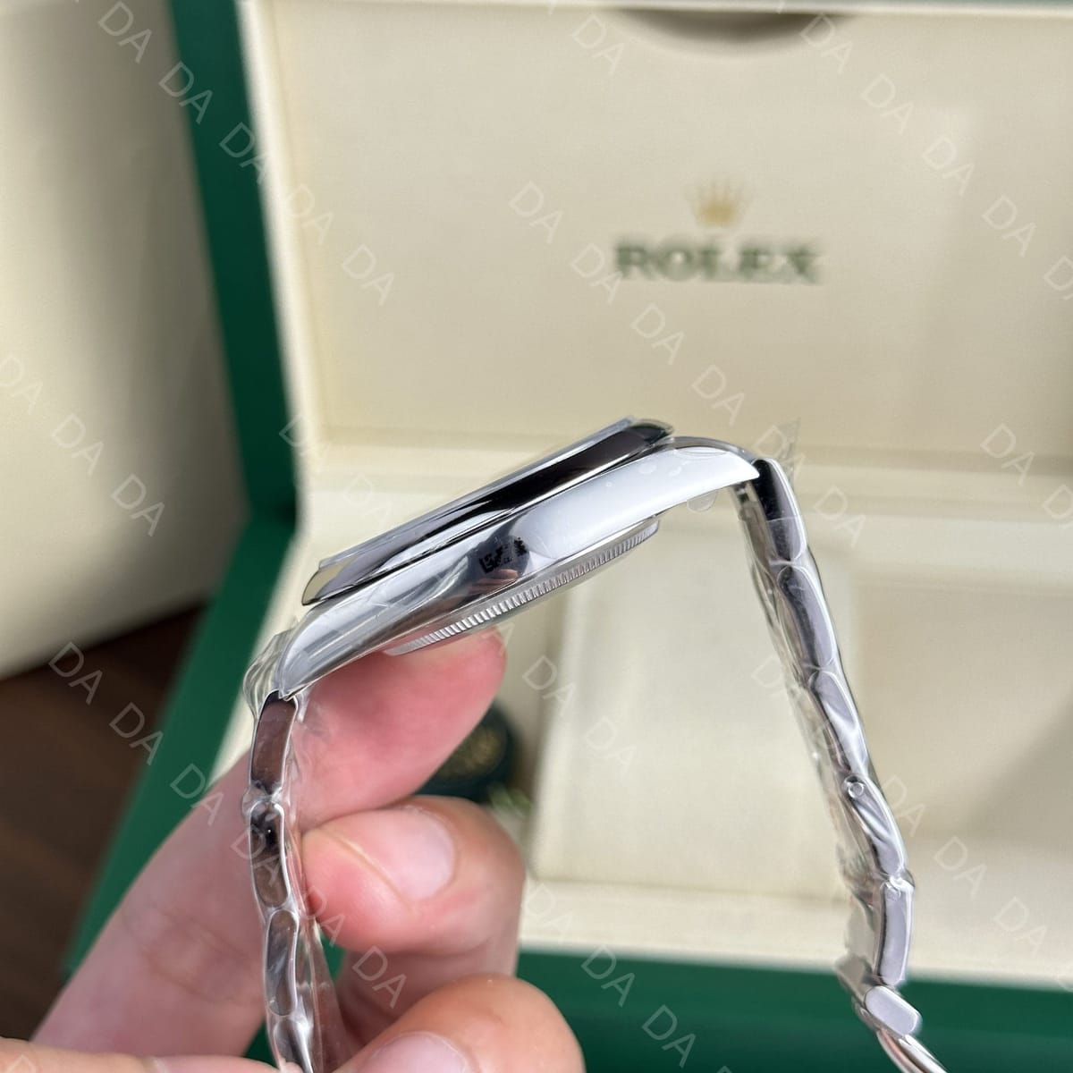 롤렉스 오이스터 퍼페츄얼 더콰이즈 블루 41mm 9