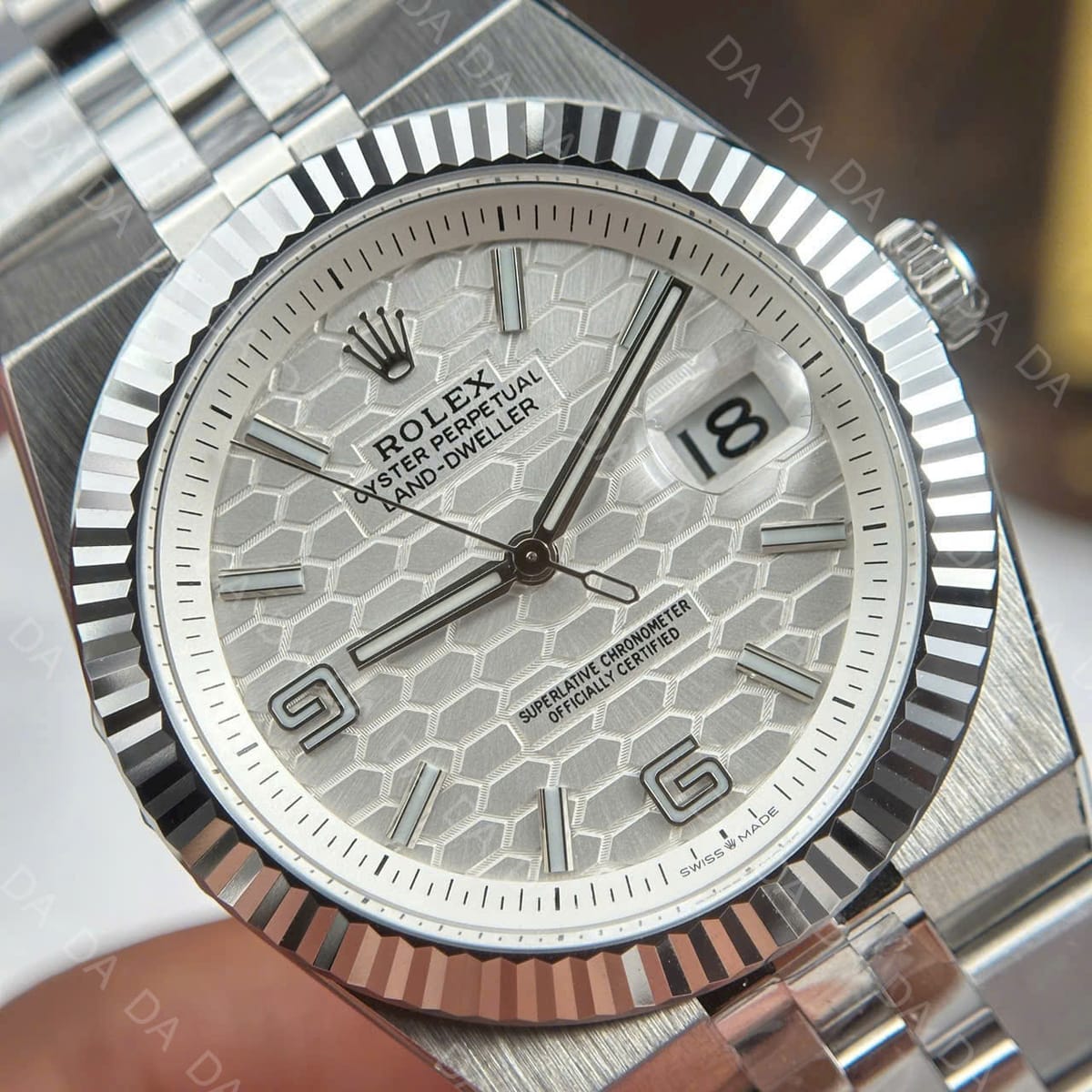 롤렉스 랜드드웰러 스틸 흰판 40mm 6