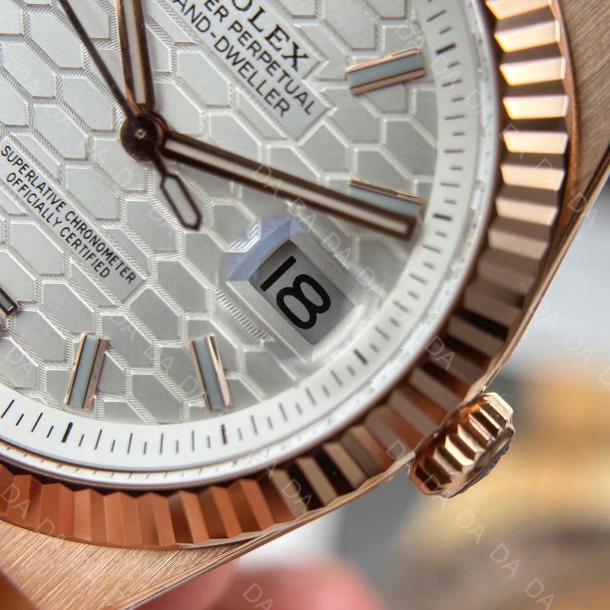 롤렉스 랜드드웰러 로즈골드 금통 흰판 40mm 7